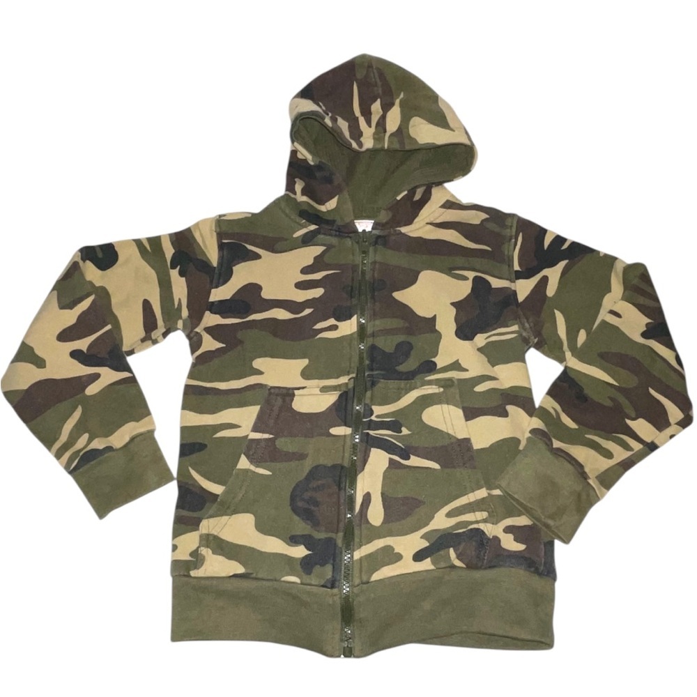 🔥 5 for $30 🔥 Open Trails Boys’ Camo Zip-Up Hoodie | XS (4-5)